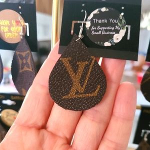 Repurpsed LV Earrings